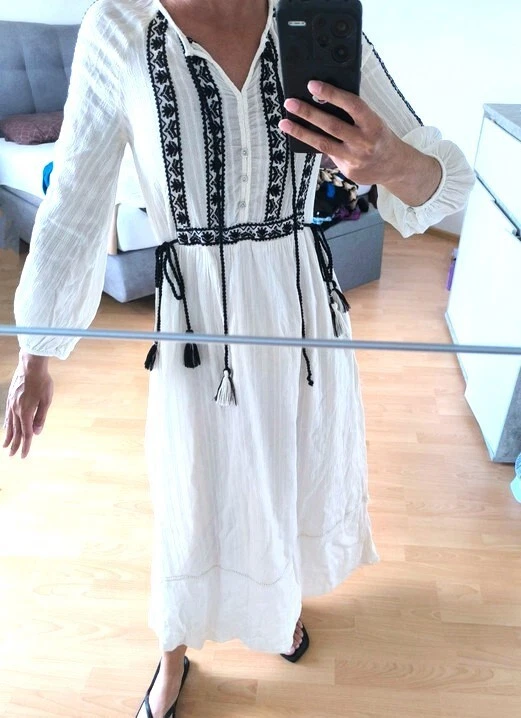 *ZARA BOHO-SOMMER-MAXI-KLEID-gr.XS* - Bild 3 von 4