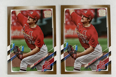2021 Topps Series 1 Miles Mikolas #181 Gold SP Two (2) SP 333/2021 1245/2021