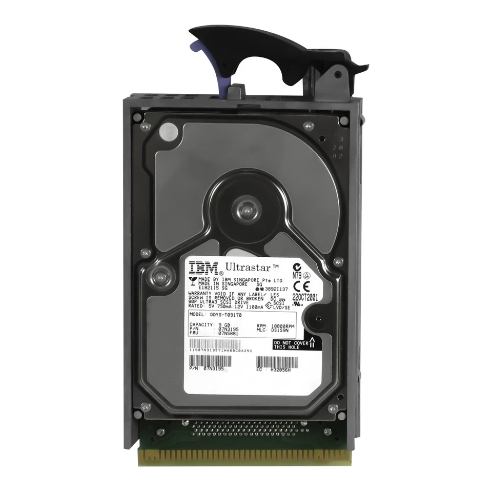 Hard Drive IBM 07N5881 07N3195 DDYS-T09170 9.1GB 10K SCSI U160 3.5'' - Image 3 of 3