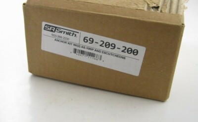 S.R. Smith Plastic Anchor Kit with 2 AS-100P & Escutcheons (69-209-200) 