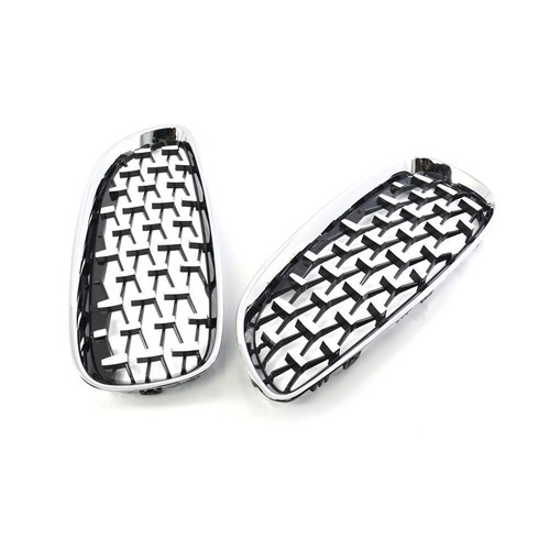 Parrilla delantera cromada estilo diamante rejilla renal para BMW Z4 Roadster E89 2009-2016 - Imagen 4 de 9