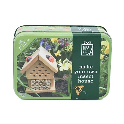 Insektenhotel. Insektenhaus selber machen zum perfekten Geschenk in der Dose.