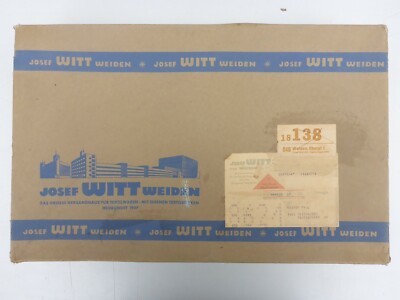 alter Karton alte Verpackung mit Werbung Schrift Witt Weiden Wäsche Bekleidung 