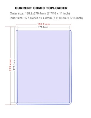 Ultra Pro Clear Regular Toploader - 25 Custodie Per Confezione (2 Pezzi), Custodie Protettive - Foto 2