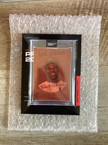 Topps Project 2020 BOB GIBSON Card #163 by Don C - Cardinals IN HAND