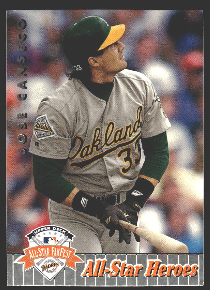 Jose Canseco #17 1992 Upper Deck All-Star FanFest Oakland Athletics