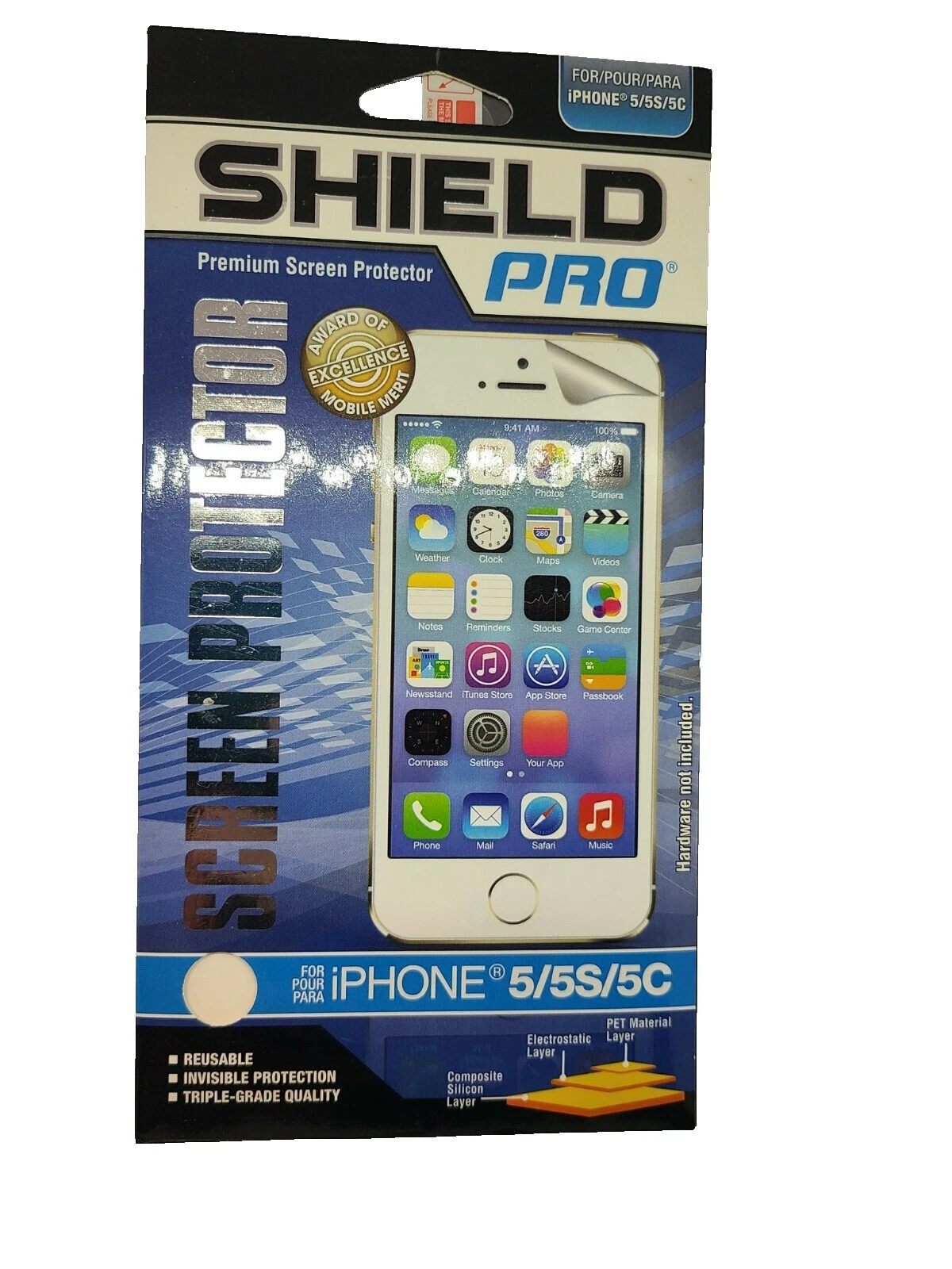Plastic Cell Phone Screen Protectors for Apple Apple iPhone 5c
