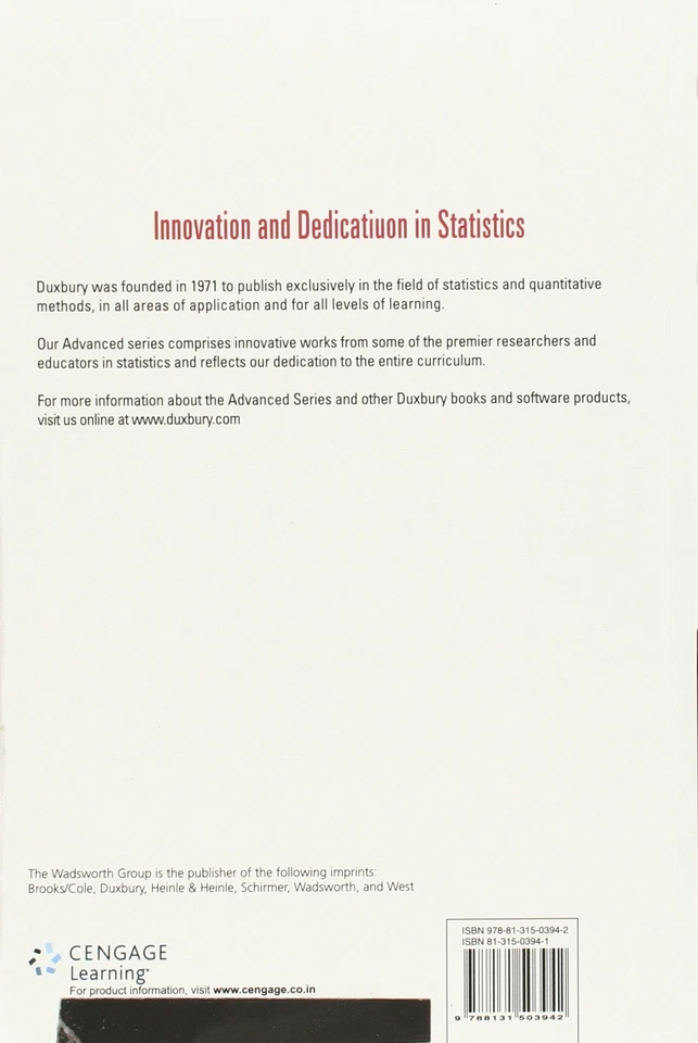 Statistical Inference 2nd Edition 2E By George Casella and Roger L. Berger - Image 3 of 3