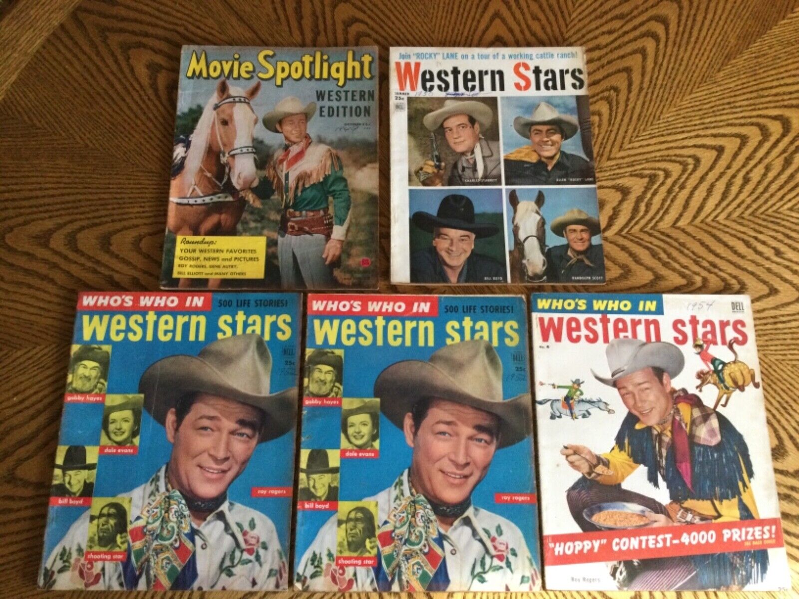 Safety and trust 1949-54 MOVIE SPOTLIGHT WESTERN STARS LOT Fair New product OF MAGAZINES 5