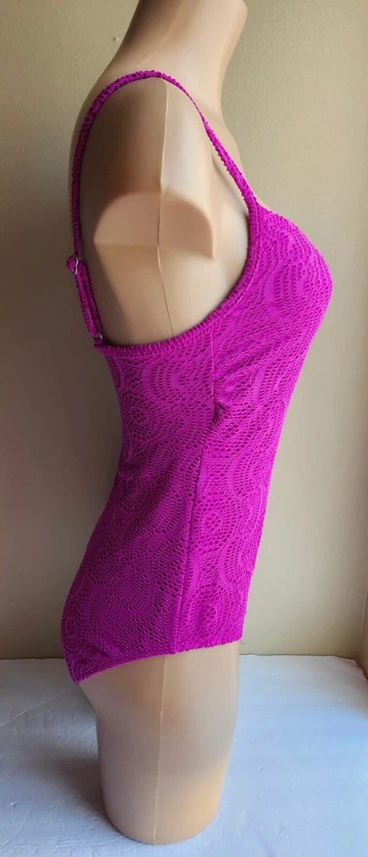 Traje de baño Catalina acolchado de una pieza mediano (8-10) Orchid Burst  Foto 4 de 4