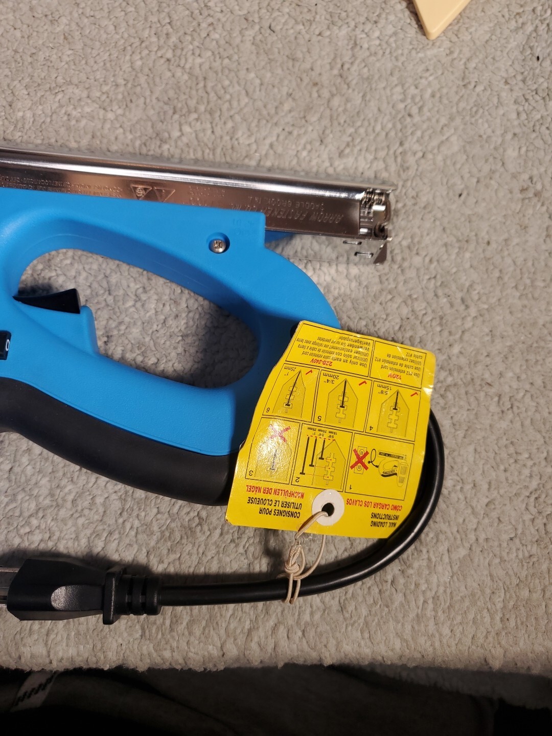 ARROW ET100M Nail Master Electric Brad Gun 18 Gauge Electric Nail Gun