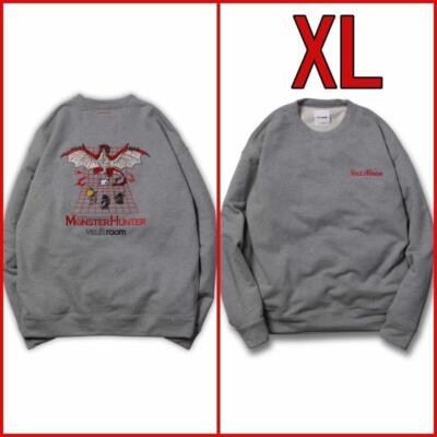 VR VAULTROOM x MONSTER HUNTER Rathalos LIOLAUS men tops Gray (size 