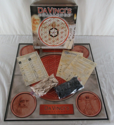 Da Vinci's Challenge Board Game 3 Amoebas 2004 100% COMPLETE Briarpatch