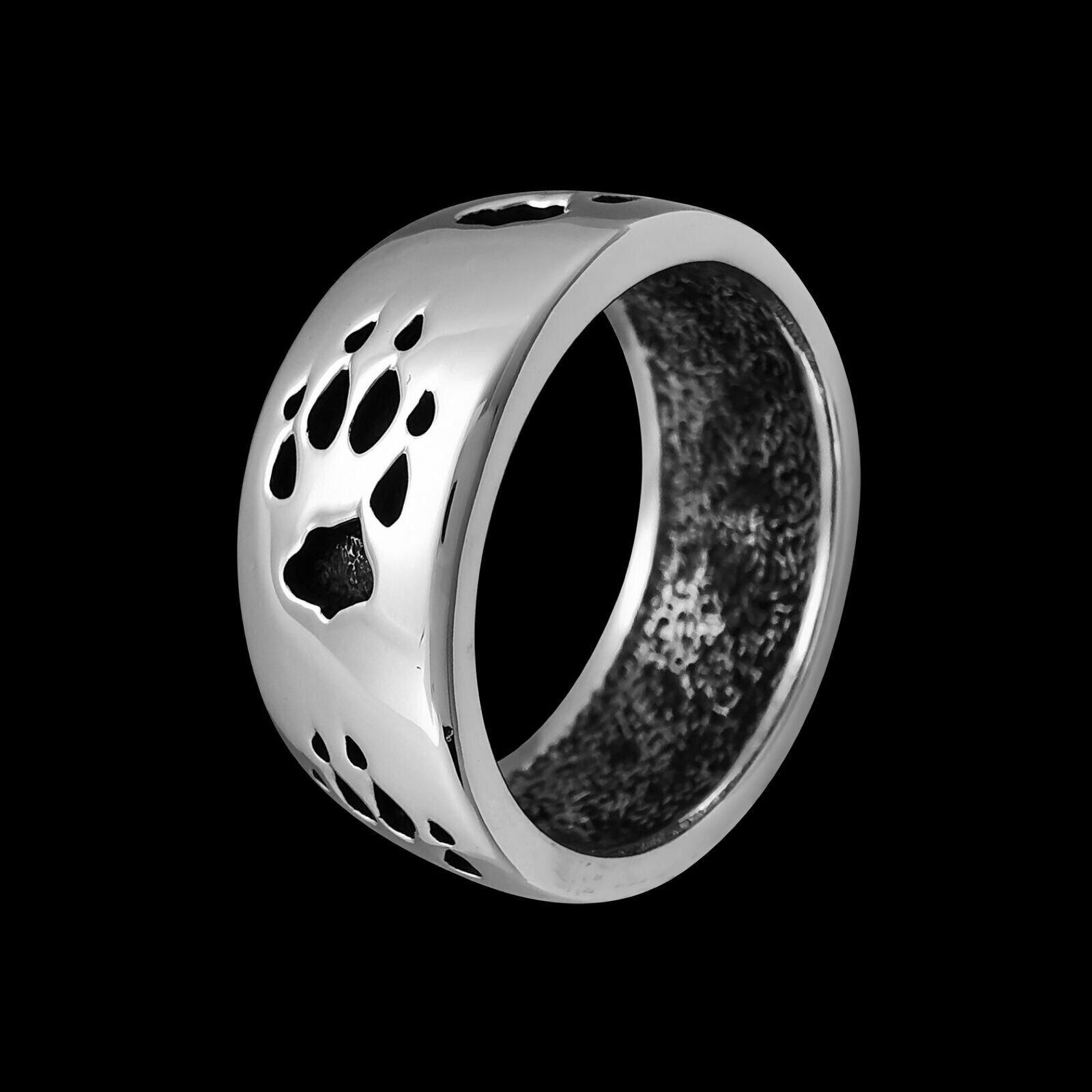 Wolves Ring • 925 Sterling Silver • Native American Handmade Jewelry • Wolf...