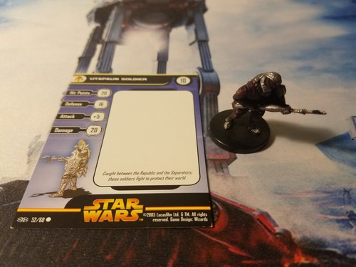 Star Wars Miniatures Revenge of the Sith 52 Utapaun Soldier