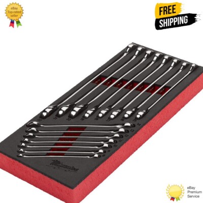 Milwaukee 15-teiliges Spezialeinsätze Kombi-Schraubenschlüssel-Set in Schaumstoffeinlage - 4932479828