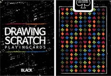 DRAWING SCRATCH DECK OF PLAYING CARDS POKER SIZE BY JL MAGIC