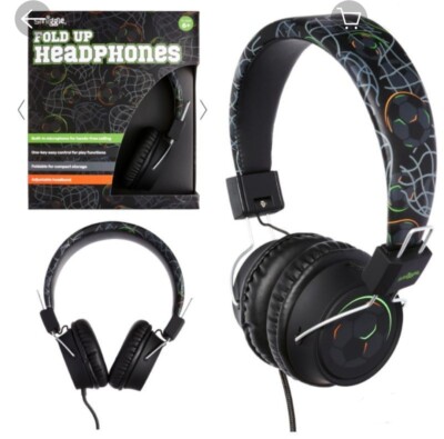    SMIGGLE PREMIUM KICK FOLD UP HEADPHONES W HANDS-FREE MICROPHONE