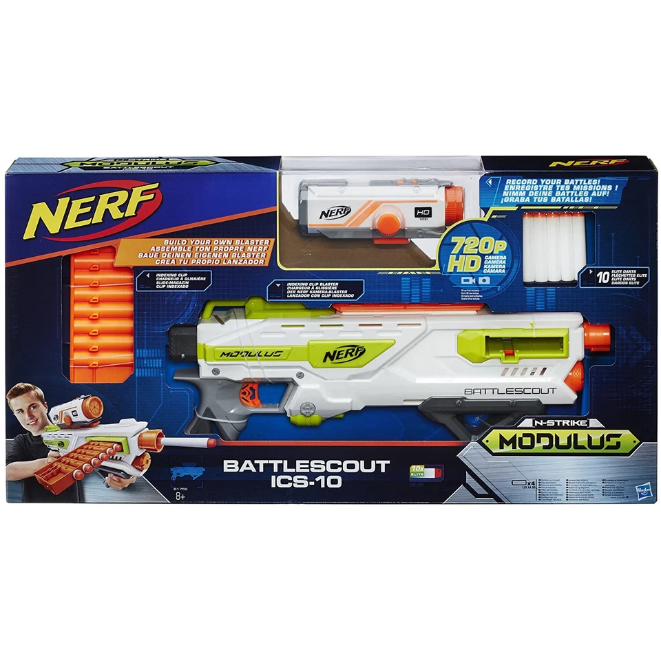 Hasbro B1756EU40 - Nerf - N-Strike Elite - Modulus, Battlescout ICS- 10 - Bild 4 von 4
