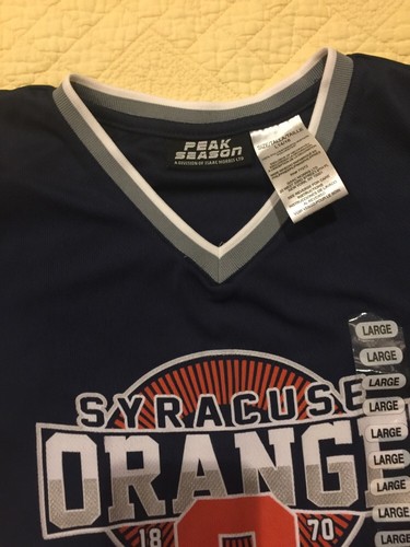 Peak Season Syracuse Orange S Boys Jersey Size Large 14/16 - Picture 4 of 12