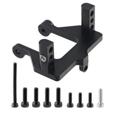 Powerhobby Aluminum Integrated Servo Fixed Mount Black Redcat Ascent 1/18