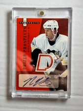 2005 FLEER HOT PRIZED PROSPECTS RYAN WHITNEY RC AUTO RED /50 Barstool Sports SP