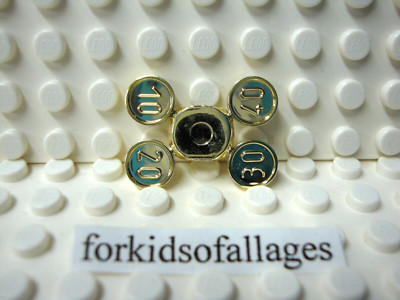 Lego Gold Coins on Sprue Minifigure Utensil (10 20 30 40) Money ...