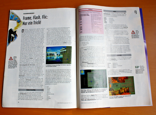 DOS-TREND - Sonderheft 23 - ANIMATION UNTER DOS UND WINDOWS - auf 3,5" Disk - Bild 17 von 19