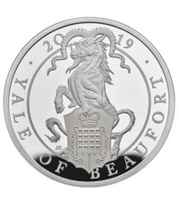 The Queen’s Beasts The Yale of Beaufort 2019 UK One Ounce Silver Proof Coin