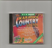 KARAOKE CHARTBUSTER CD G HOT COUNTRY HITS CBCDG VOL.20273 DISC 273