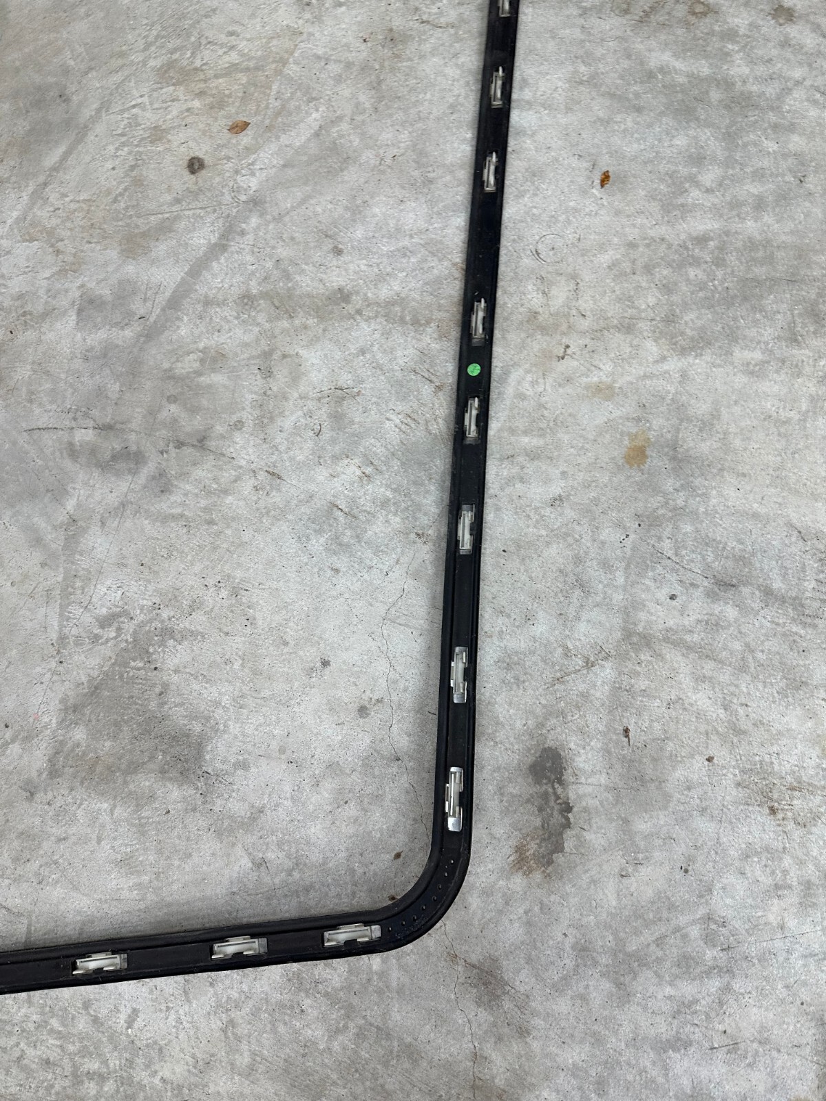 Rolls Royce Silver Seraph Front Windshield Window Chrome Trim with rubber seal