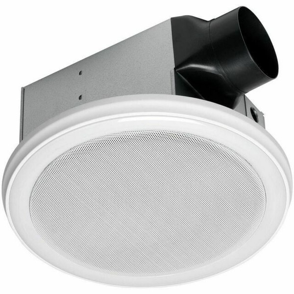 Homewerks Worldwide 7130-06-BT 100CFM Bluetooth Bathroom Exhaust Fan Inkl.  Stereo Speaker - White for sale online | eBay
