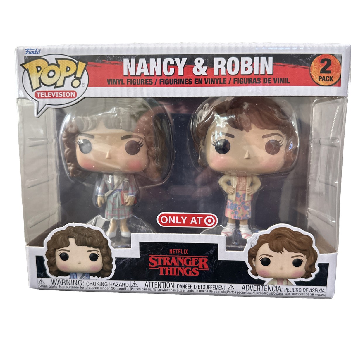 Funko Pop! Vinyl: Stranger Things - Nancy & Robin - 2 Pack