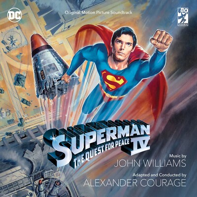 SUPERMAN IV: THE QUEST FOR PEACE Soundtrack 2-CD, La-La Land, Ltd=3000, SEALED