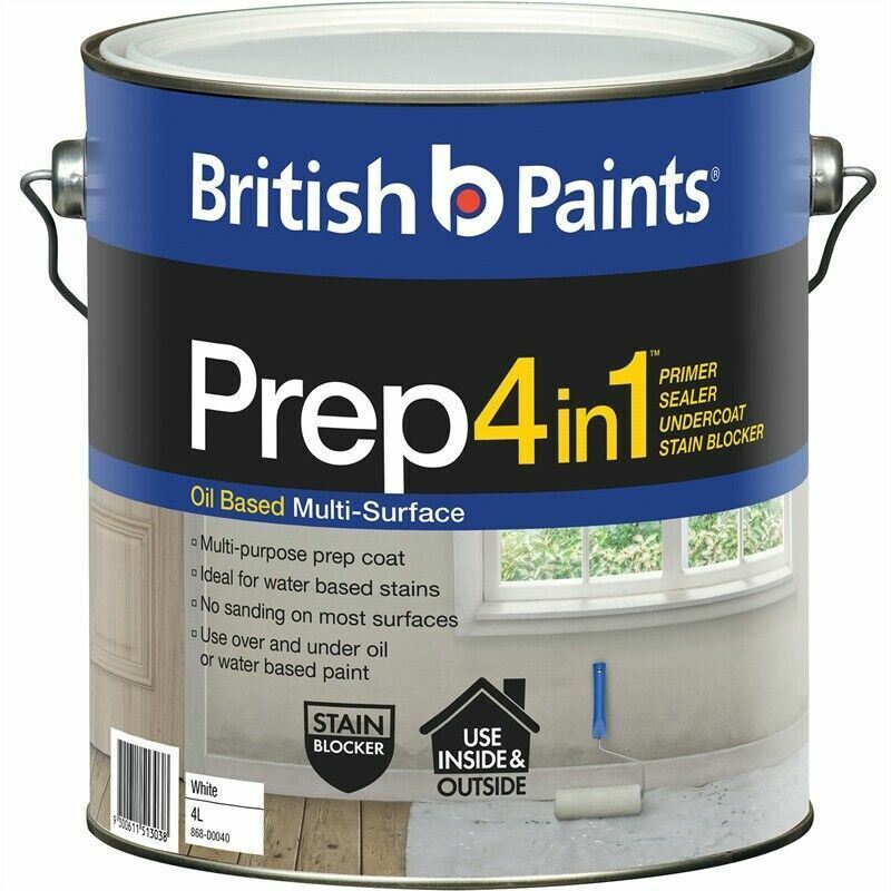 British Paints 4 In 1 Prep Oil Based Primer Sealer Undercoat AUSTRALIA BRAND eBay