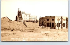 RPPC Real Photo Postcard Michigan Bessemer Ironton Mine A - 1496 LL Cook Photo