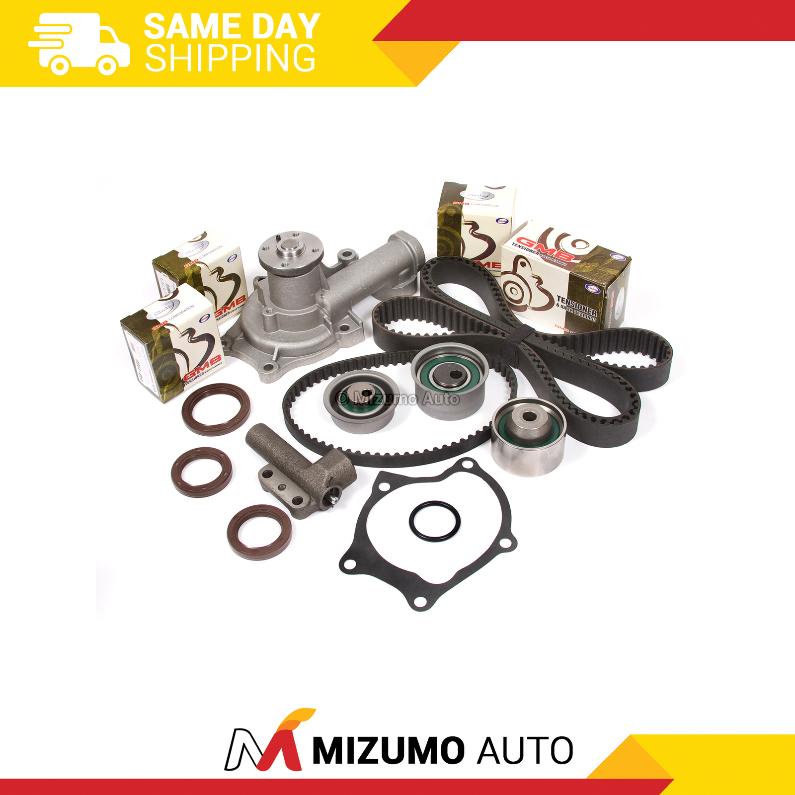 Timing Belt Kit Water Pump Fit Mitsubishi 4G63 4G63T 89-94 - Foto 6