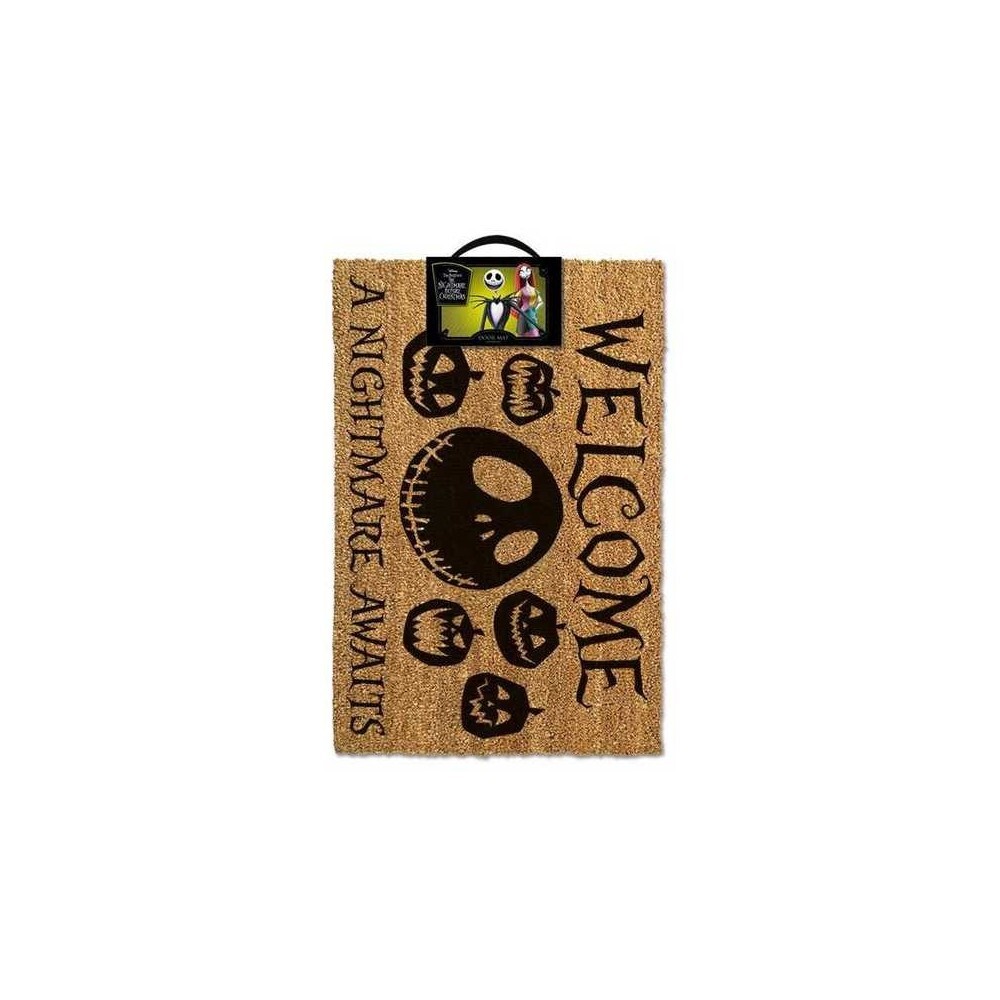 FELPUDO PESADILLA AWAITS 40 X 60 MERCHANDISING CINE PESADILLA ANTES DE NAVIDAD