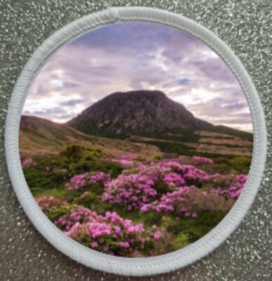 3'' Hallasan Südkorea Berg Eisen/Aufnähen Sublimation Patch Abzeichen 