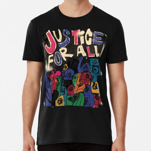 Justice Premium Retro Political Opinion Made in USA Graphic T-Shirt S-5XL