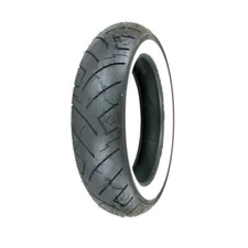 Shinko 777 Front H.D. Motorcycle Tire 100/90-19 (61H) White Wall
