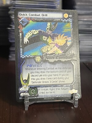 DBZ Dragon Ball Z FOIL Quick Combat Drill 80 CCG Limited Cell