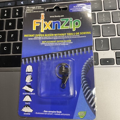 FixnZip / Fix N Zip Zipper Repair Black Nickel (small zipper)