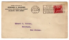 #629 White Plains 1926 First Day Cover - Planty #23 Worden Philadelphia Expo CCL
