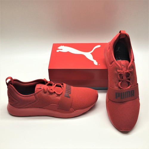 puma wired sneakers red