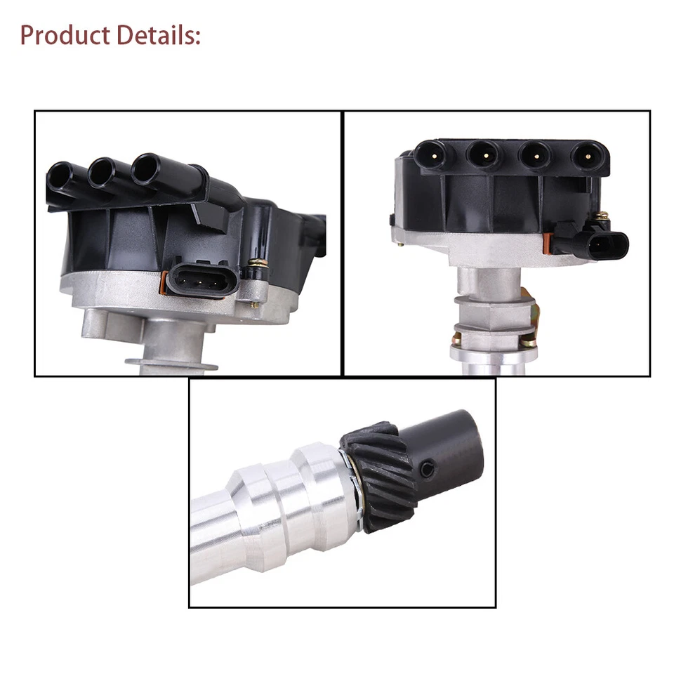 Distributor & Spark Plugs & Wires for 96-02 GMC Cadillac Chevy 5.7L 93441558 - Image 2 of 4