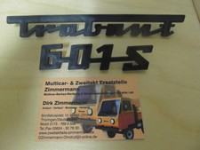 Schriftzug Trabant und 601S schwarz Kunststoff für IFA Trabant 601 