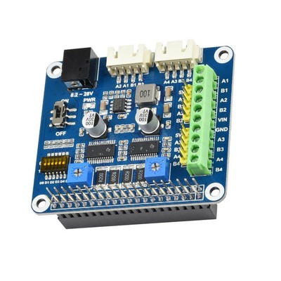2-CH Stepper Motor Driver HAT for Raspberry Pi Zero W WH 3 A B Plus 4 4B 4GB e