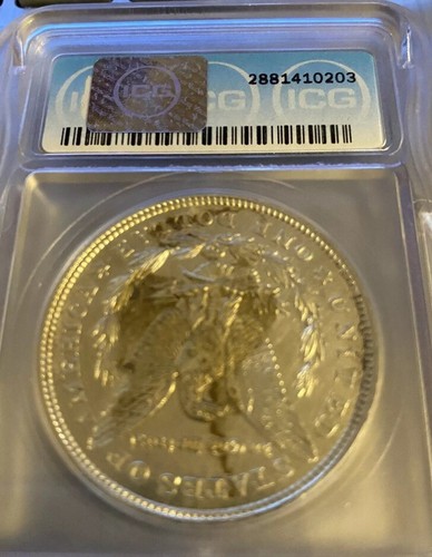 Dólar de plata Morgan 1921 P $1 ICG AU58 - Imagen 5 de 5