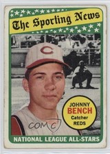 1969 Topps The Sporting News All Star Selection Johnny Bench #430 HOF